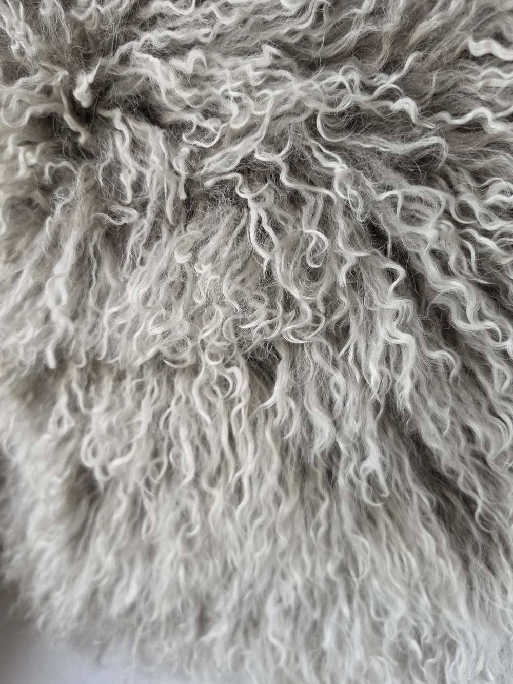 Tibetan Fur Sheepskin Throw Pillow